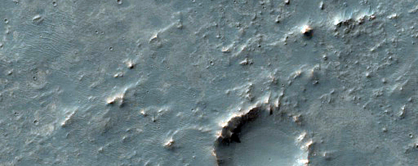 Area of Mineralogic Interest South of Thaumasia Planum