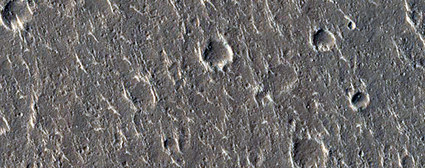 Candidate Recent Impact Site