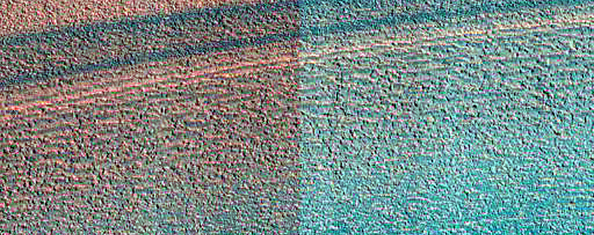 Exposure of North Polar Layered Deposits