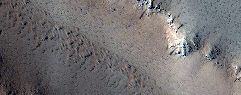 Layers in Elysium Fossae
