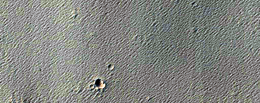 Candidate Recent Impact Site