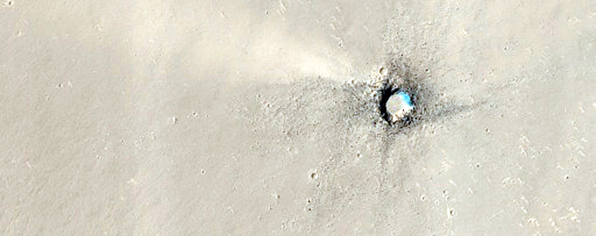 Terrain Sample in Young Lava Flows of Elysium Mons