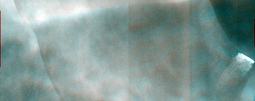 Monitoring Dunes in Crater Ogygis Regio