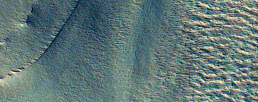 Exposure of North Polar Layered Deposits
