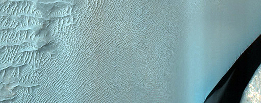 Bedform Change Detection in Juventae Chasma