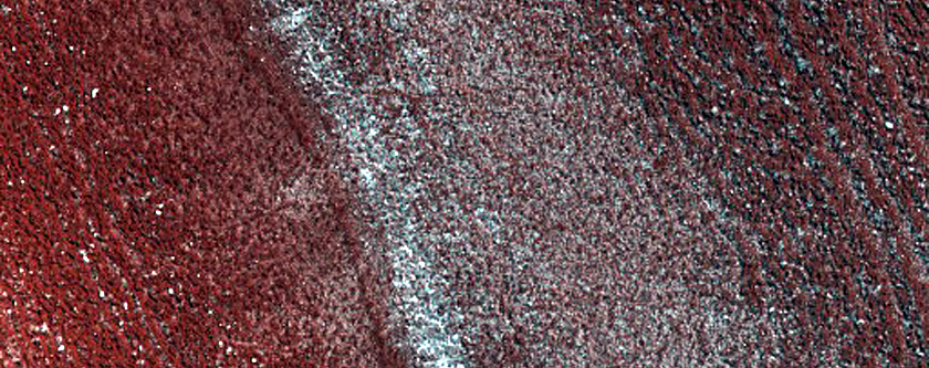 Exposure of North Polar Layered Deposits