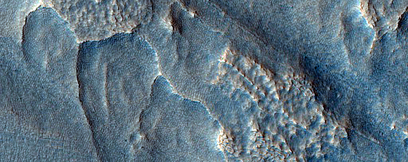 Fine Layer Deformation in Lobate Debris Apron