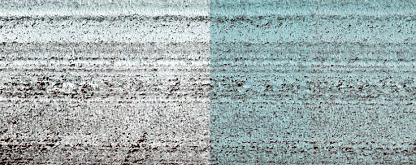 Exposure of North Polar Layered Deposits
