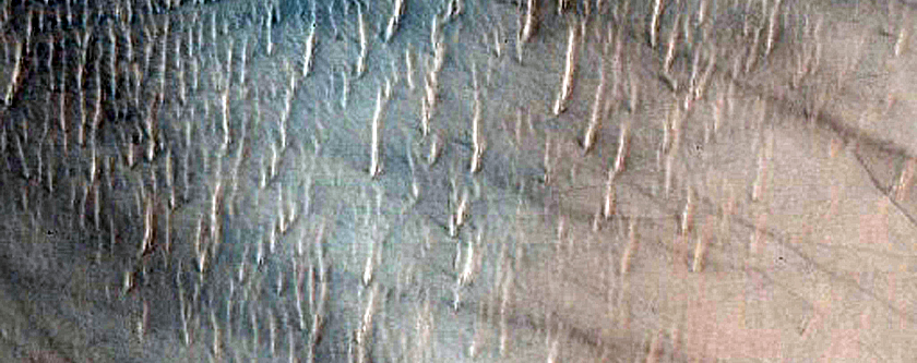 Layered Scarp in Tempe Terra