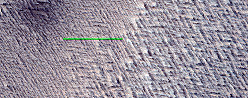 Candidate Recent Impact Site