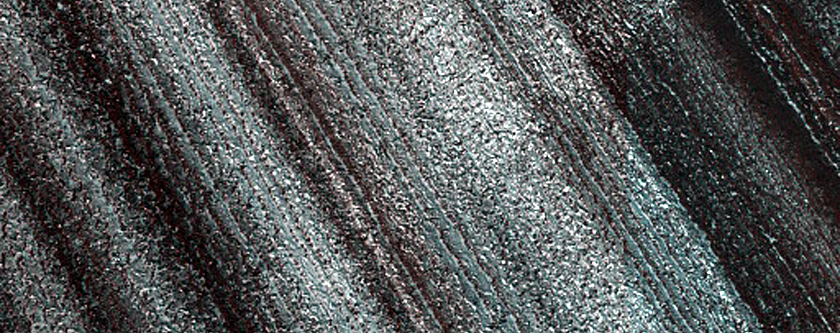 Exposure of North Polar Layered Deposits