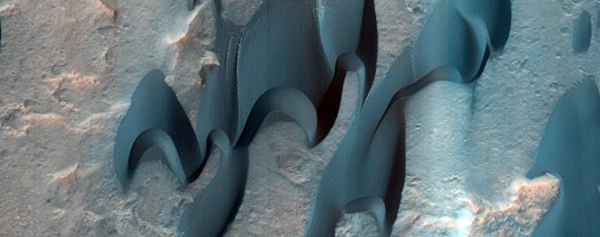 Seasonal Monitoring of McLaughlin Crater Dunes