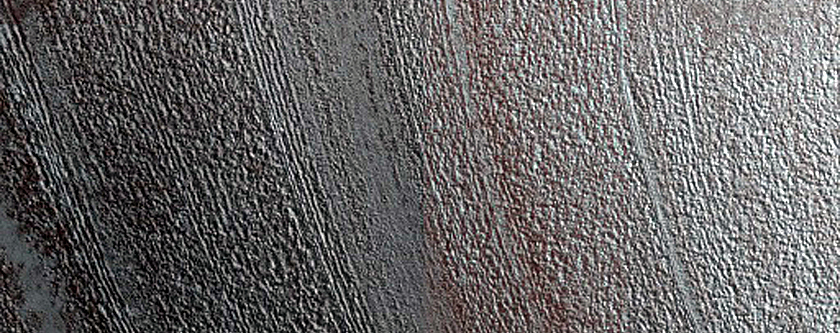 Exposure of North Polar Layered Deposits