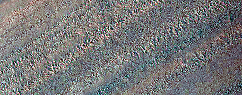 Exposure of North Polar Layered Deposits