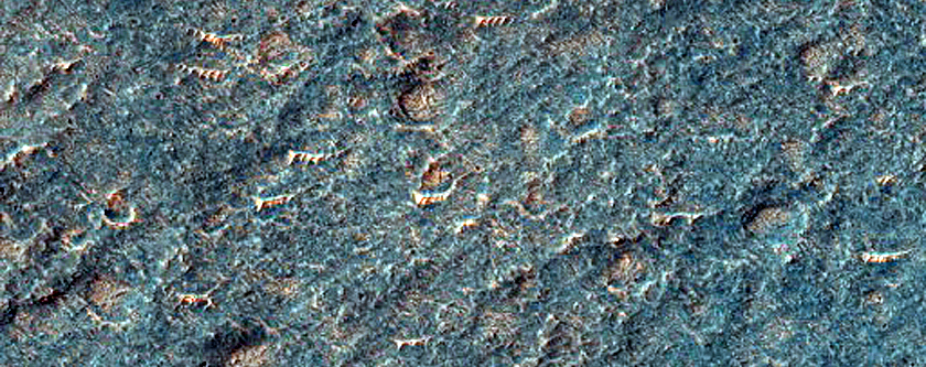 Flow Features at Collapse Feature in Xanthe Terra