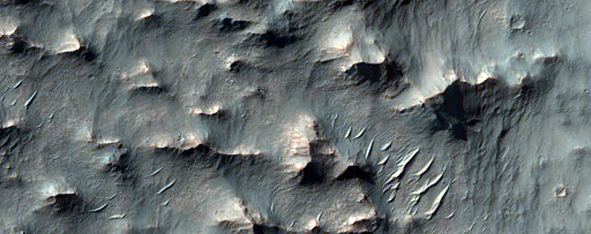 Terrain in Terra Sirenum
