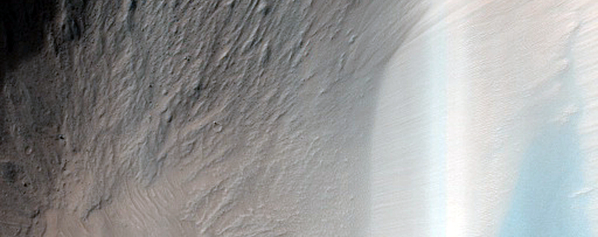 Garni Crater Slope Feature Monitoring