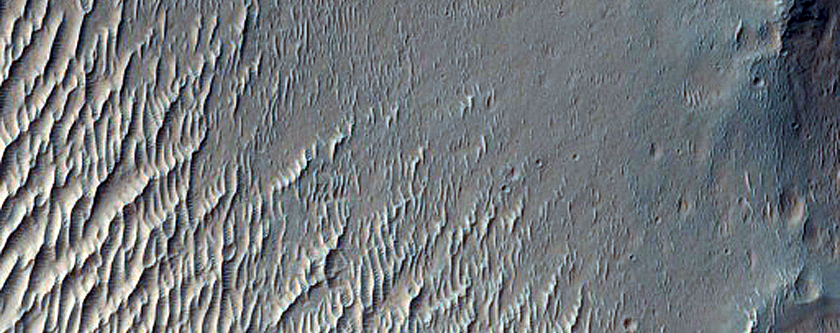 Positive Relief Material in Association with Osuga Valles Depression