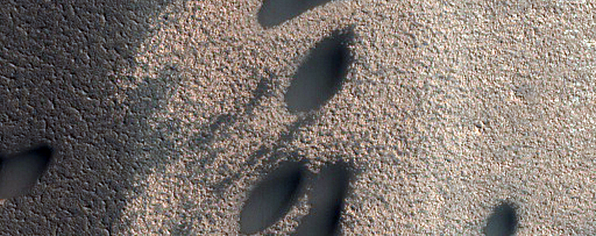 Dune Interaction with Residual Polar Ice