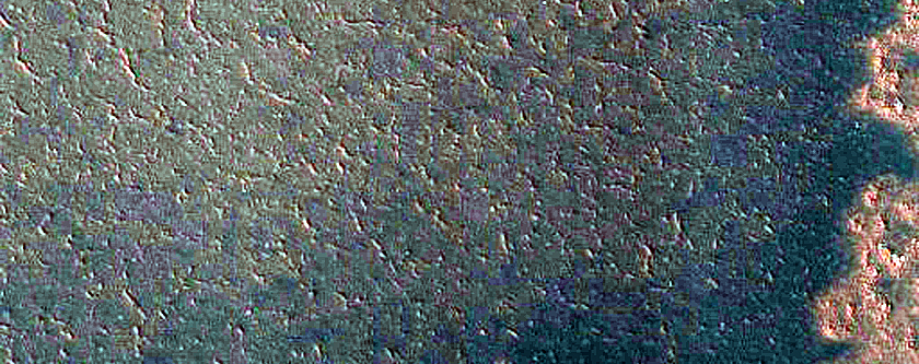 Dune Interaction with Residual Polar Ice