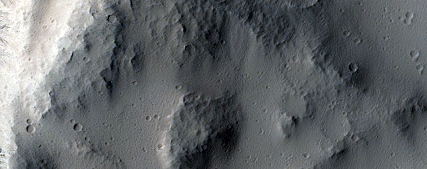 Craters North of Fesenkov Crater