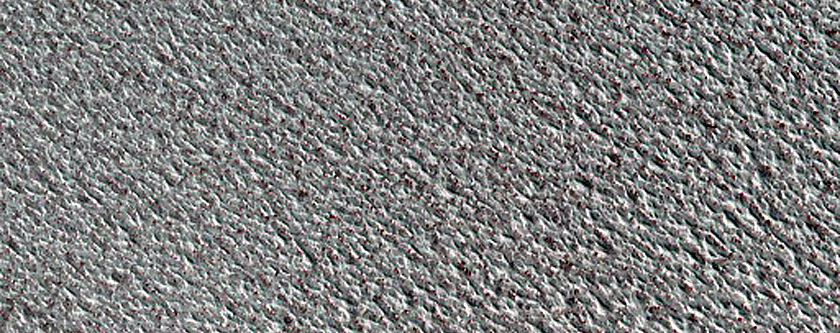 Small Ice-Filled Crater in North Polar Layered Deposits