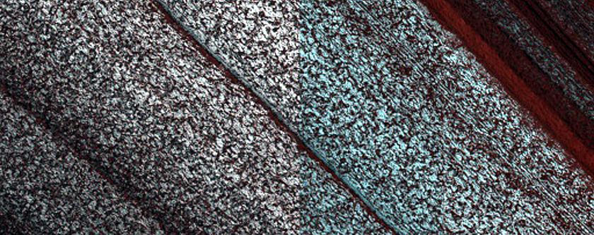 Exposure of North Polar Layered Deposits