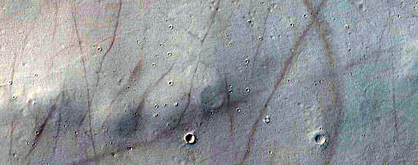 Candidate Recent Impact Site