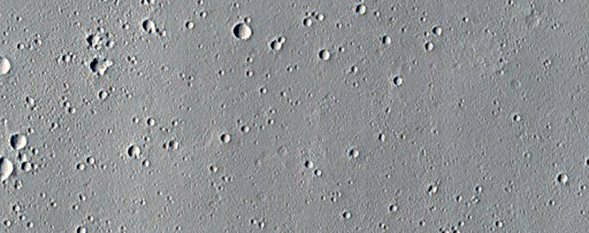 Candidate Recent Impact Site