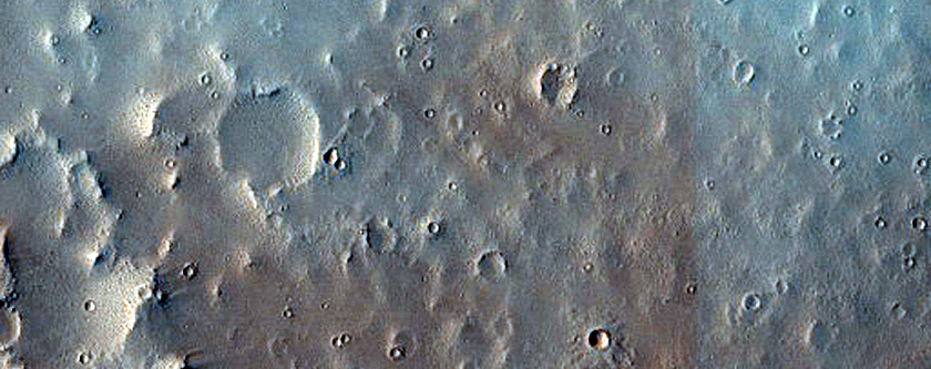 Candidate Recent Impact Site