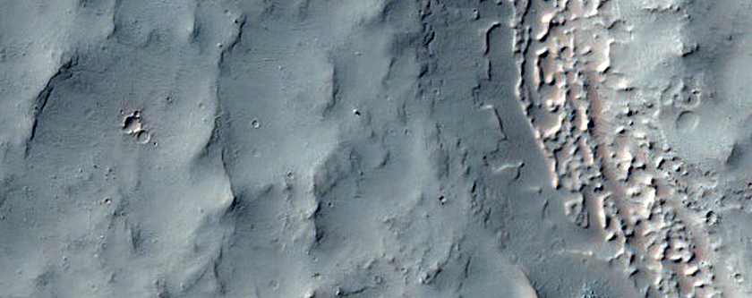 Channel in Noachis Terra