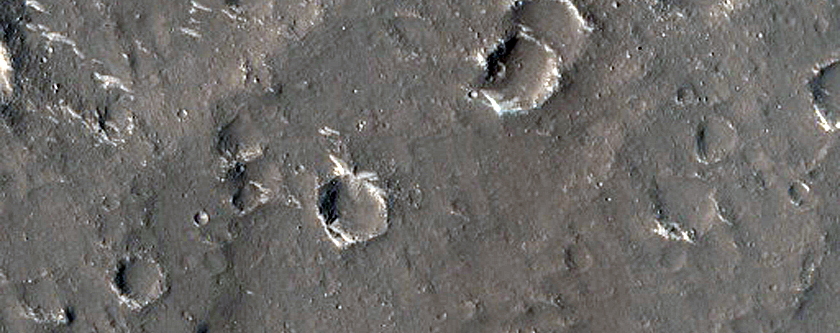 Candidate Recent Impact Site