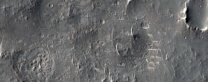 Lobate Structure in Isidis Planitia