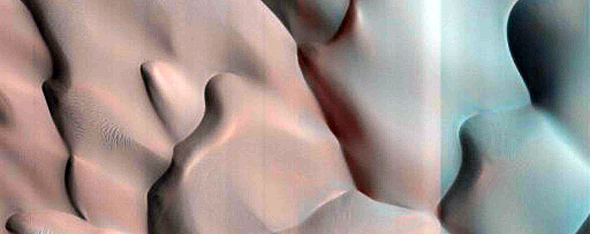 Dune Monitoring in Northern Mid-Latitude Crater