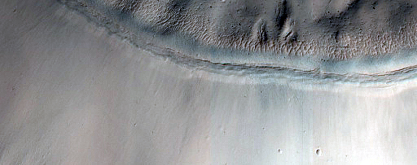 Crater Northwest of Hellas Planitia
