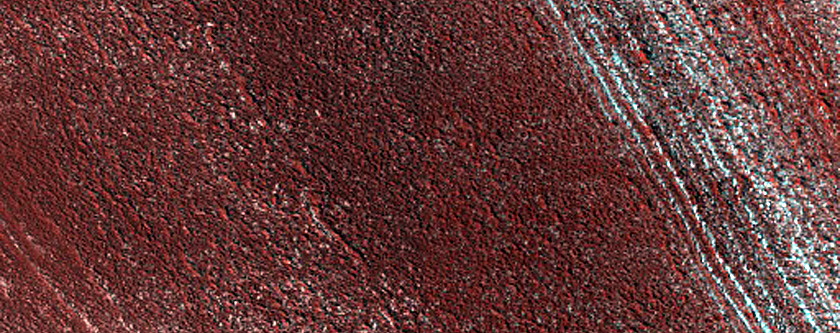 Exposure of North Polar Layered Deposits
