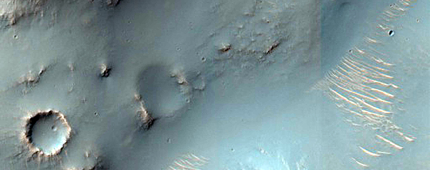 Hillslope Morphologies in Crater