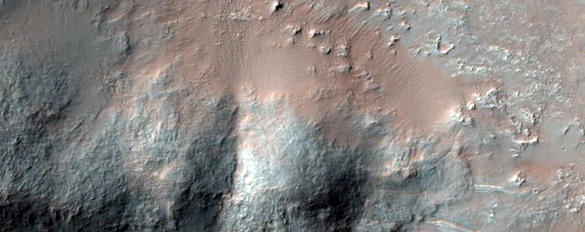 Downwind Sand Sheet in Western Herschel Crater