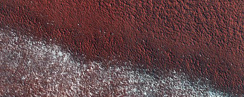 Fresh Crater in North Polar Layered Deposits