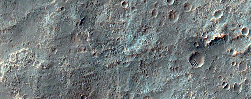Positive Relief Material in Association with Osuga Valles Depression