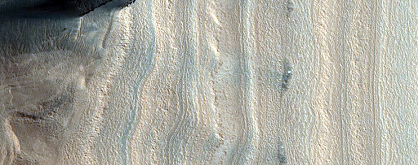 Active North Polar Layered Deposits Scarp Avalanche Monitoring