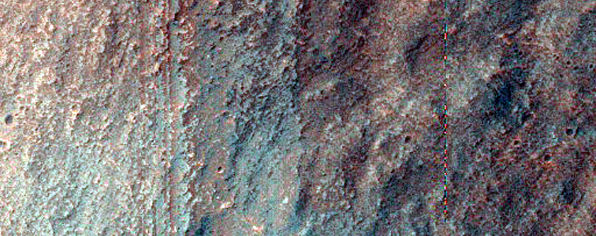 Streamlined Forms Northeast of Hellas Planitia
