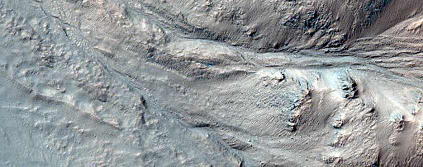 Slope Features in Palikir Crater