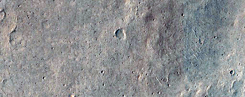 Terrain Sample in Lunae Planum