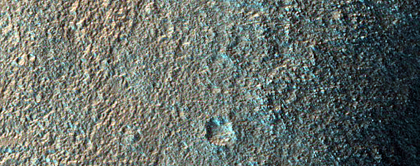 Monitor Mid-Latitude Apron and Tongue Materials in Reull Vallis