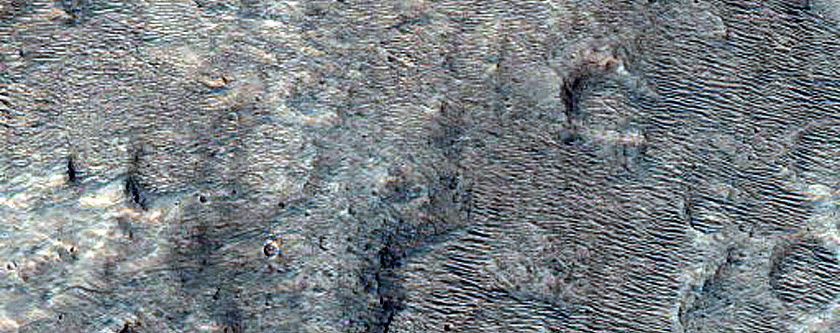 Possible Fan in Sagan Crater