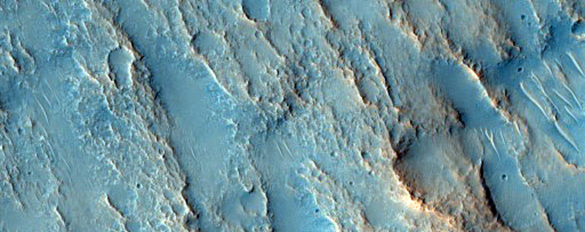 Terrain Sample North of Kasei Valles