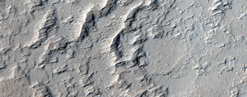 Volcanic Cones in Ceraunius Fossae