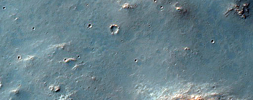 Scarp in Tyrrhena Terra