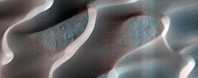 Meroe Patera Dune Monitoring Campaign